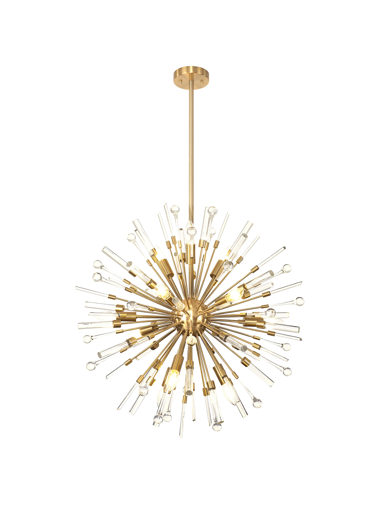 IL32831AG  Noon Pendant 12 Light Antique Gold